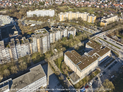 07.02.2023 - Marx-Zentrum und Karl-Marx-Ring 52-62 in Neuperlach