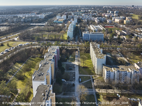07.02.2023 - Marx-Zentrum und Karl-Marx-Ring 52-62 in Neuperlach