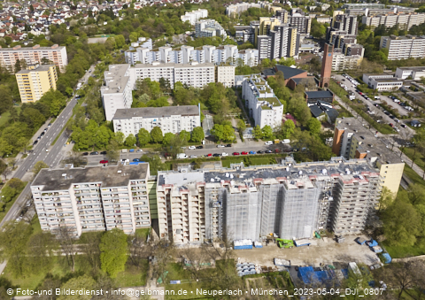 04.05.2023 - Marx-Zentrum, Studentenwohnheim, Wohnanlage Karl-Marx-Ring 52-62, KMR 53-57c Umgebung