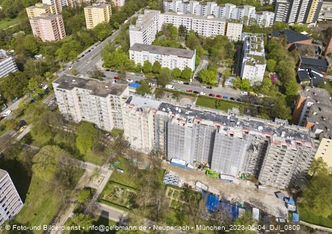 04.05.2023 - Marx-Zentrum, Studentenwohnheim, Wohnanlage Karl-Marx-Ring 52-62, KMR 53-57c Umgebung