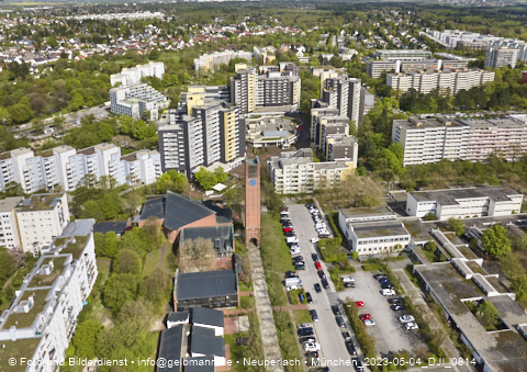 04.05.2023 - Marx-Zentrum, Studentenwohnheim, Wohnanlage Karl-Marx-Ring 52-62, KMR 53-57c Umgebung