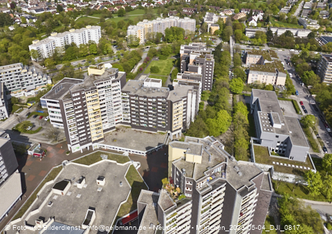 04.05.2023 - Marx-Zentrum, Studentenwohnheim, Wohnanlage Karl-Marx-Ring 52-62, KMR 53-57c Umgebung