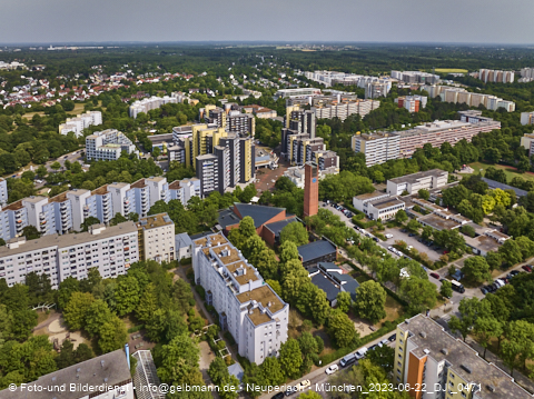 22.06.2023 - Marx-Zentrum, Studentenwohnheim, Wohnanlage Karl-Marx-Ring 52-62, KMR 53-57c Umgebung
