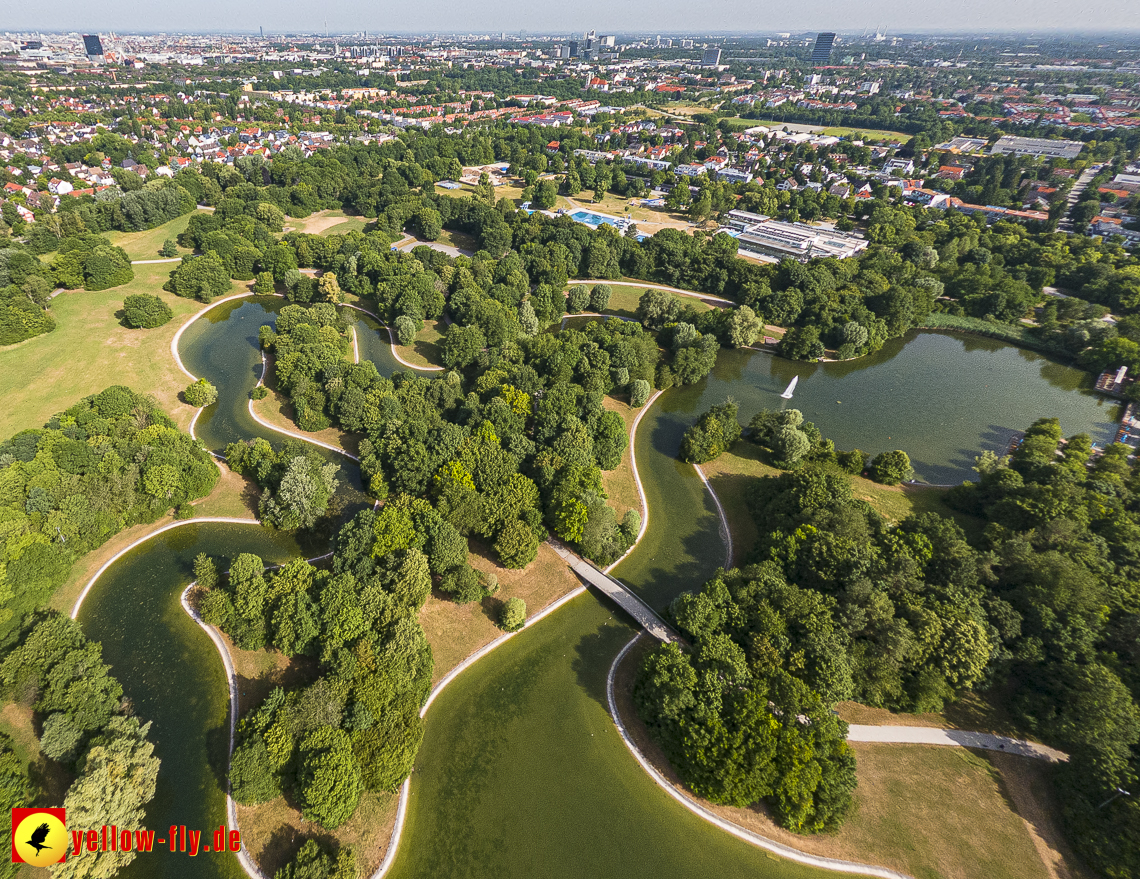 22.06.2023 - Ostpark mit See zwischen Berg am Laim und Neuperlach