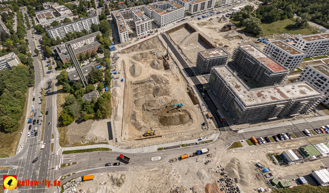 07.07.2023 - Baustelle Alexisqaurtier und Pandion Verde
