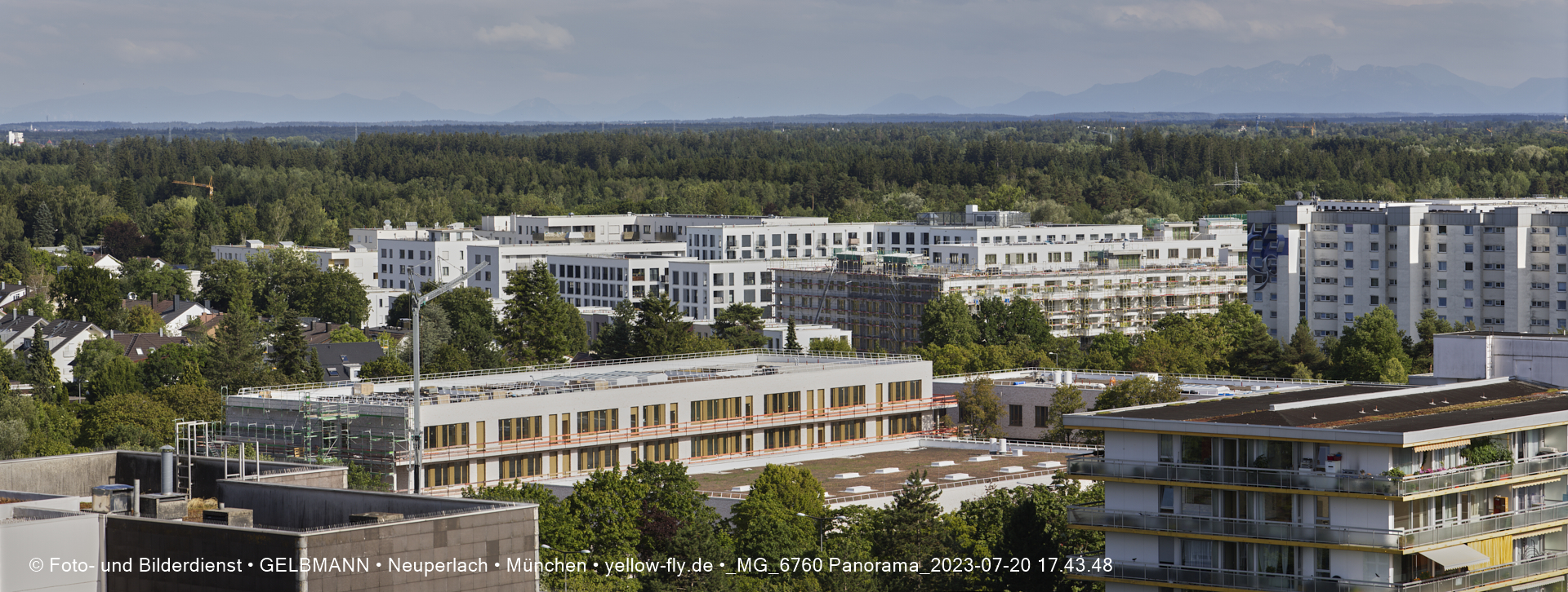21.07.2023 - Blick von meiner Burg in Richtung Süden