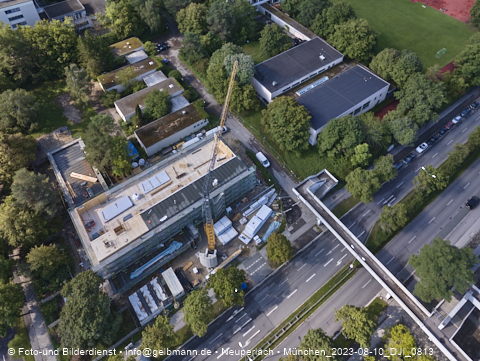 10.08.2023 - Marx-Zentrum, Studentenwohnheim, Wohnanlage Karl-Marx-Ring 52-62, KMR 53-57c Umgebung