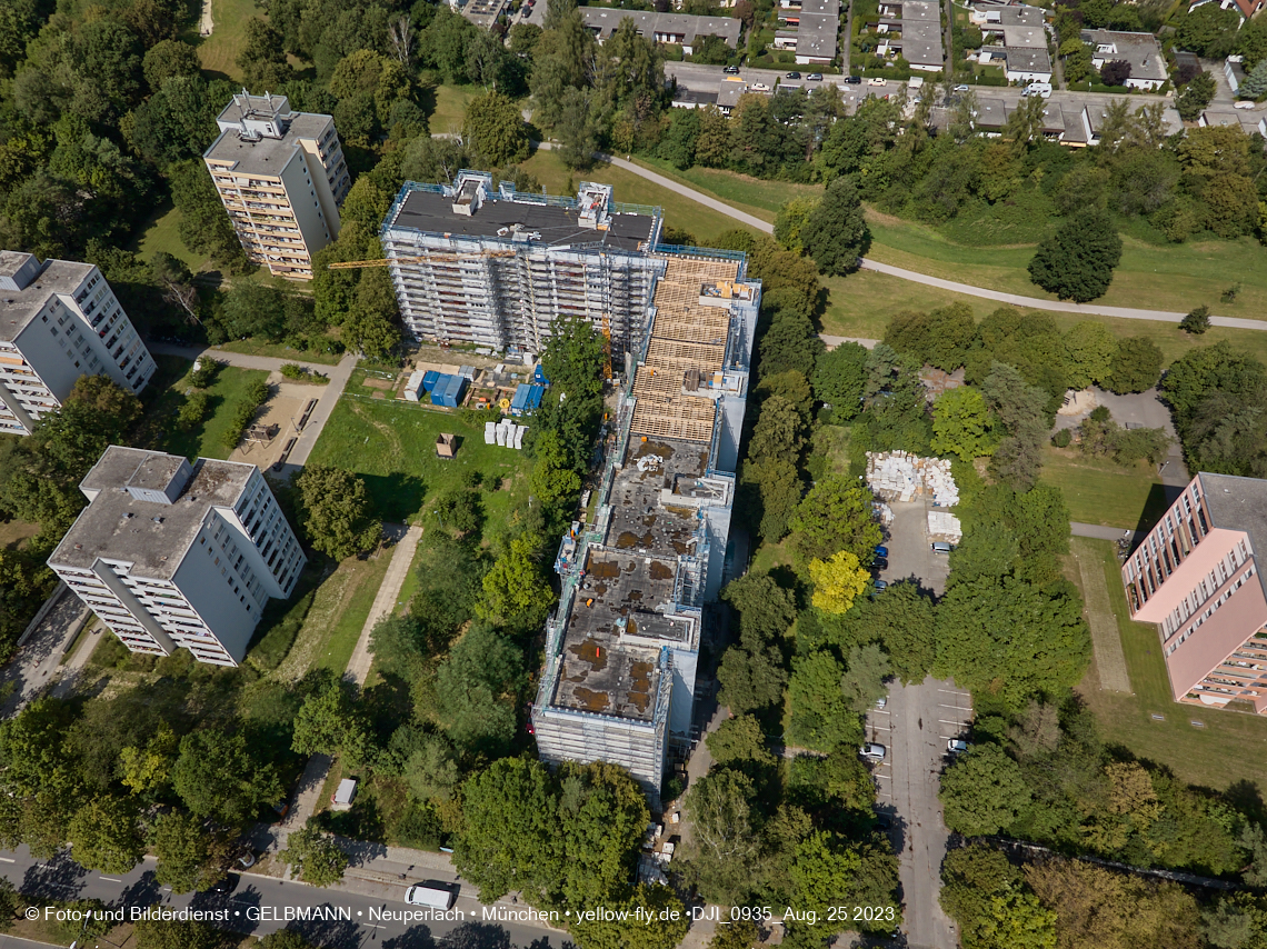 25.08.2023 - Baustelle am Karl-MArx-Ring 11-21 und Kurt-Eisner-Strasse