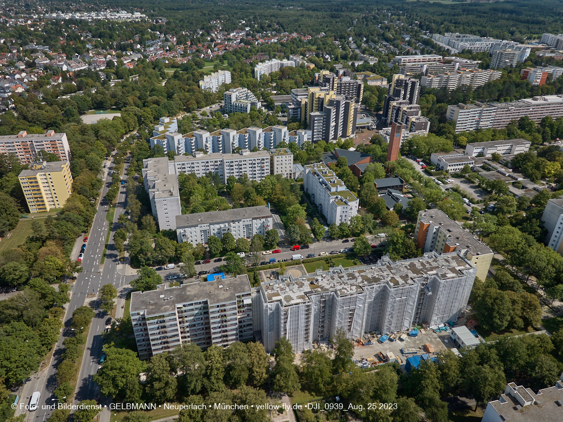 25.08.2023 - Baustelle am Karl-MArx-Ring 11-21 und Kurt-Eisner-Strasse