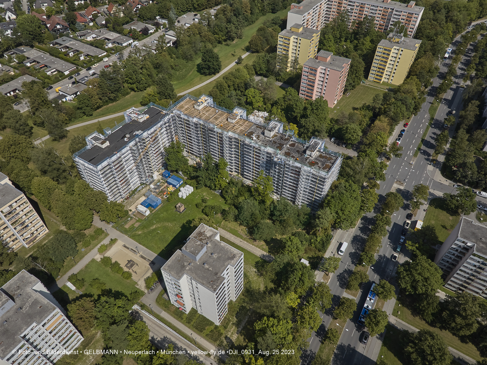 25.08.2023 - Baustelle am Karl-MArx-Ring 11-21 und Kurt-Eisner-Strasse