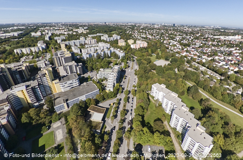 21.09.2023 - Marx-Zentrum und Karl-Marx-Ring 52-62 in Neuperlach