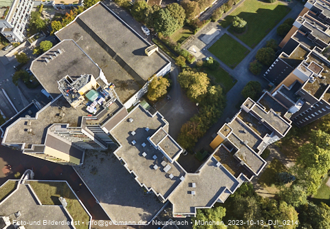 13.10.2023 - Karl-Marx-Ring 52-62 und Marx-Zentrum mit Umgebung in Neuperlach