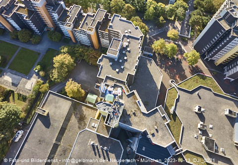 13.10.2023 - Karl-Marx-Ring 52-62 und Marx-Zentrum mit Umgebung in Neuperlach