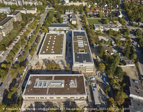 13.10.2023 - Karl-Marx-Ring 52-62 und Marx-Zentrum mit Umgebung in Neuperlach