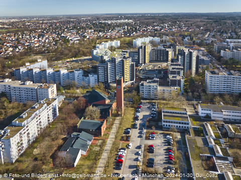 30.01.2024 - Marx-Zentrum und Karl-Marx-Ring 52-62 in Neuperlach