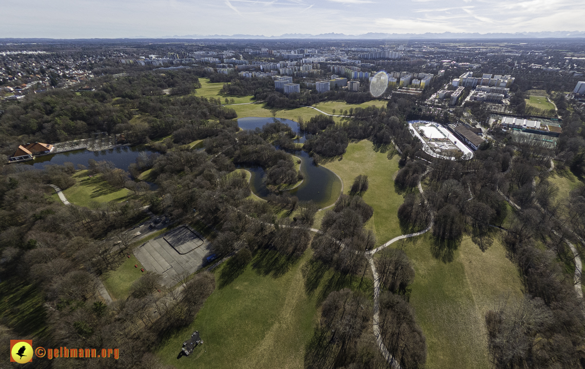 15.02.2024 - der Ostpark mit Umgebung in Neuperlach