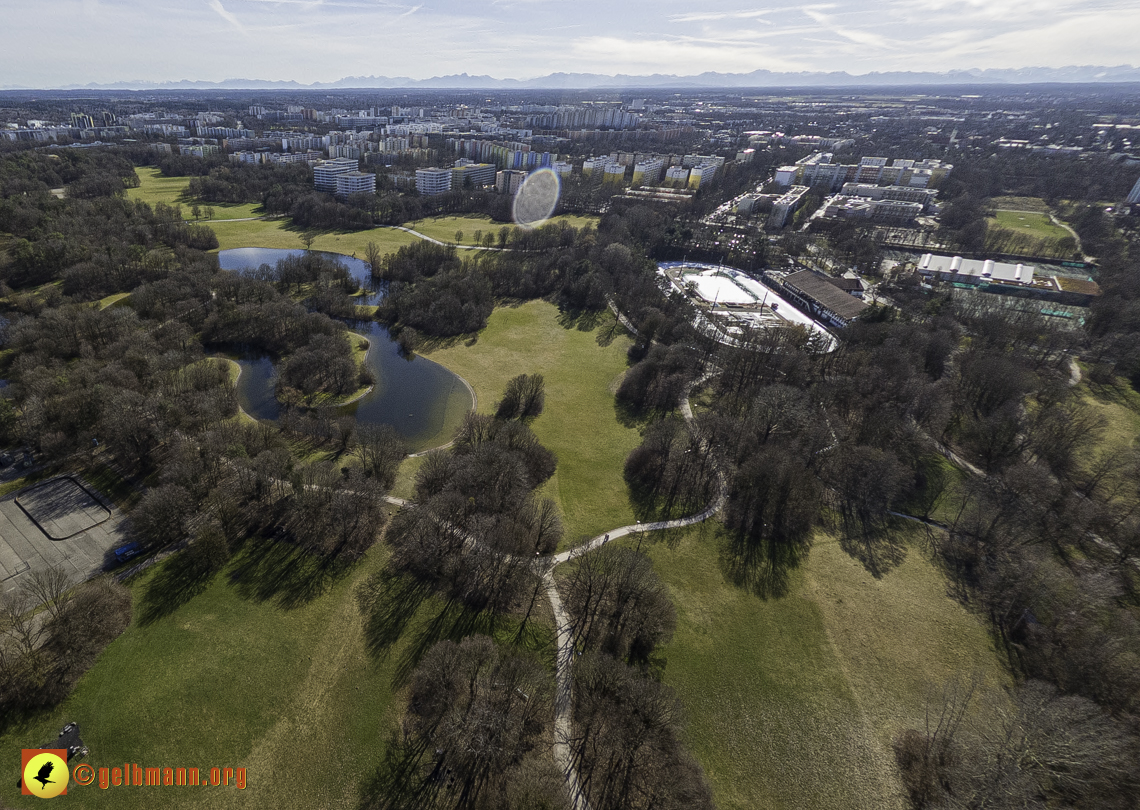 15.02.2024 - der Ostpark mit Umgebung in Neuperlach