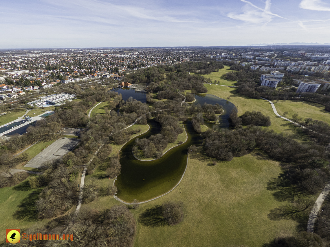 15.02.2024 - der Ostpark mit Umgebung in Neuperlach