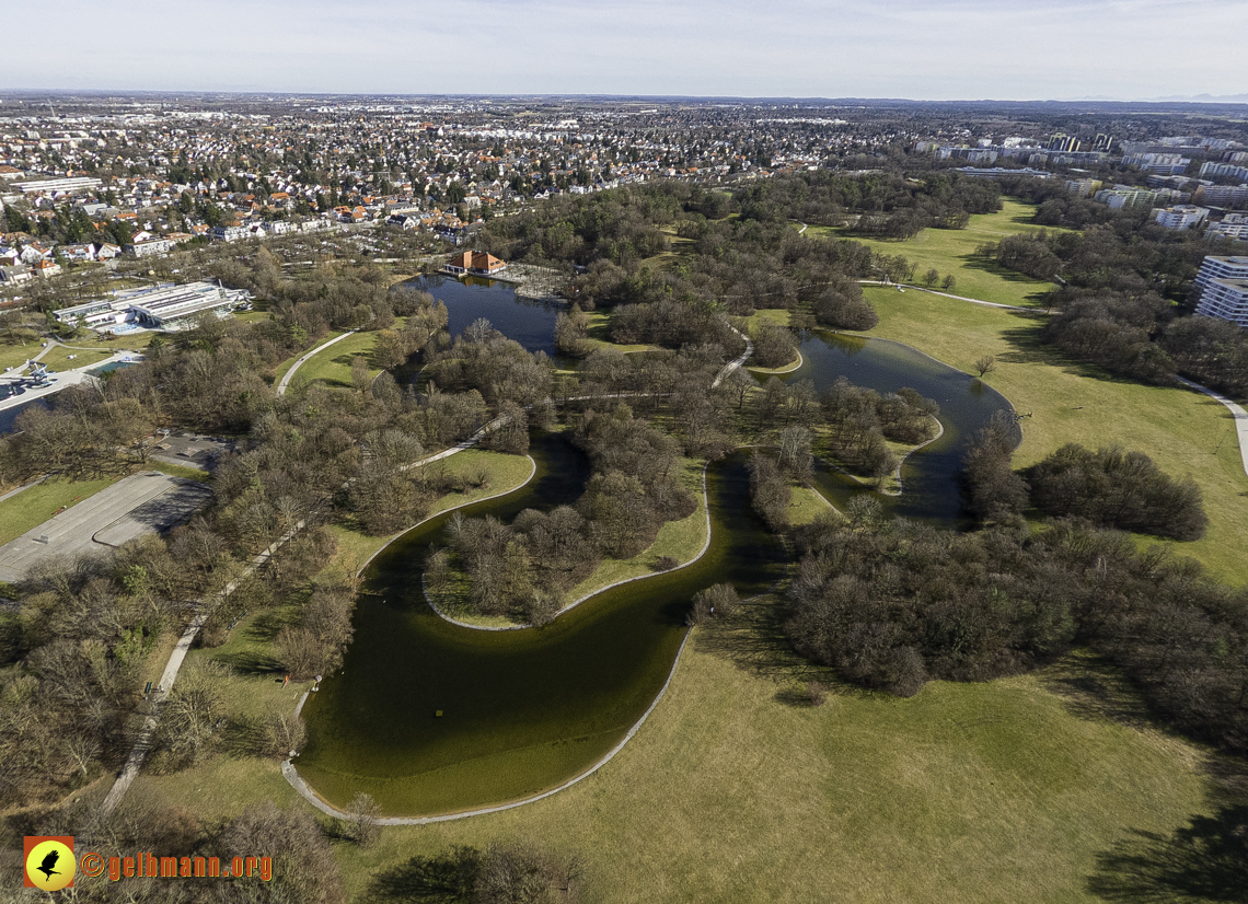 15.02.2024 - der Ostpark mit Umgebung in Neuperlach