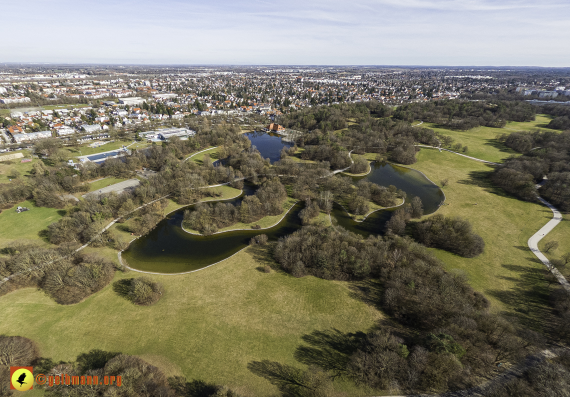 15.02.2024 - der Ostpark mit Umgebung in Neuperlach