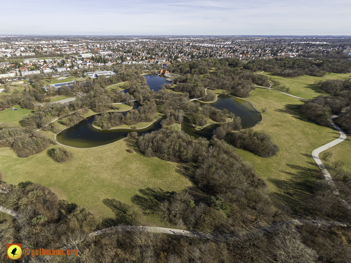 15.02.2024 - der Ostpark mit Umgebung in Neuperlach