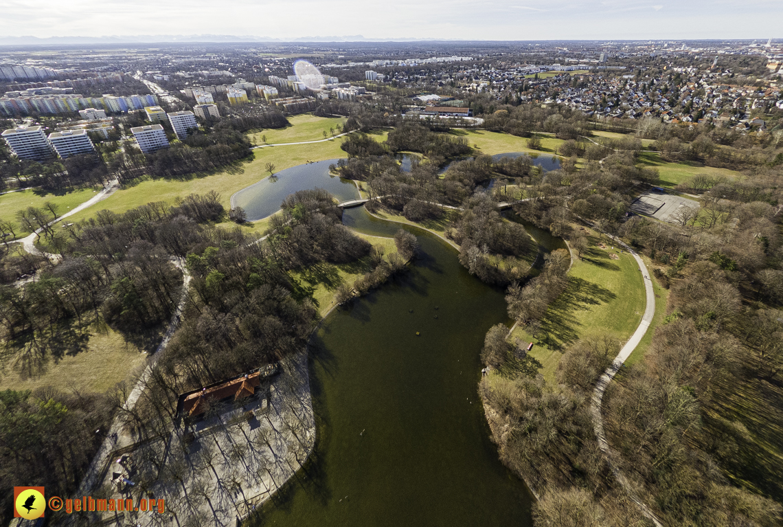 15.02.2024 - der Ostpark mit Umgebung in Neuperlach