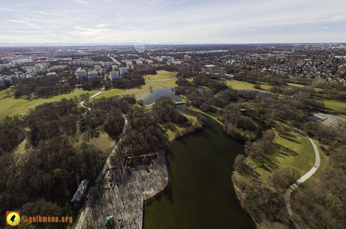 15.02.2024 - der Ostpark mit Umgebung in Neuperlach