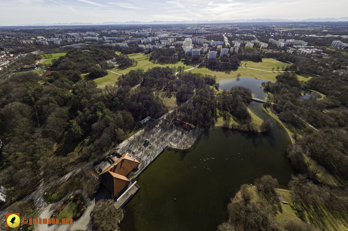 15.02.2024 - der Ostpark mit Umgebung in Neuperlach