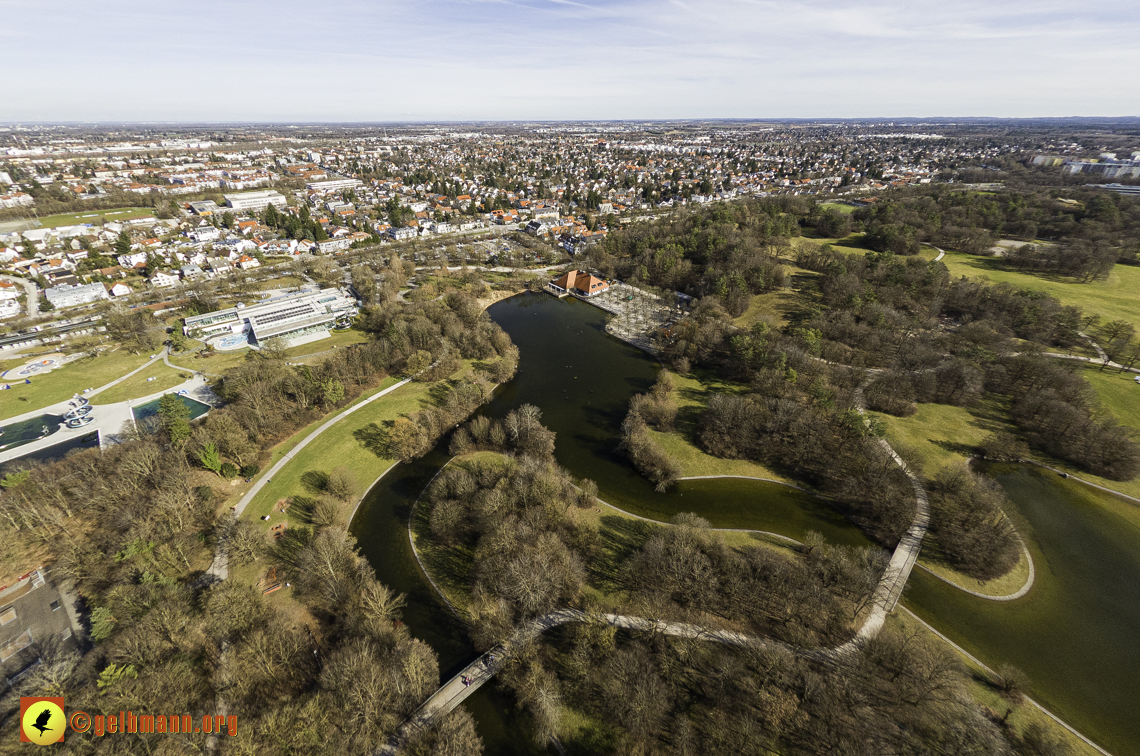 15.02.2024 - der Ostpark mit Umgebung in Neuperlach