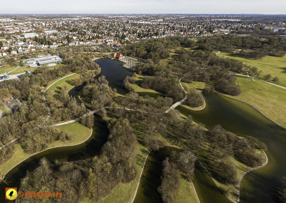 15.02.2024 - der Ostpark mit Umgebung in Neuperlach