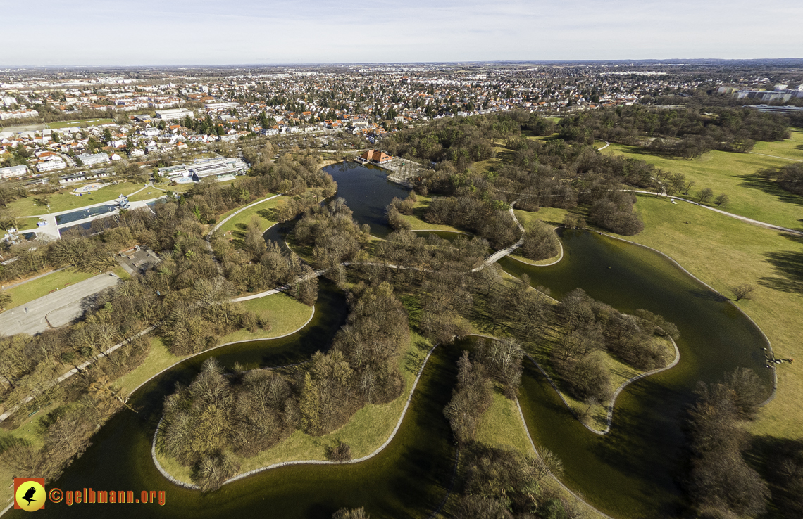 15.02.2024 - der Ostpark mit Umgebung in Neuperlach