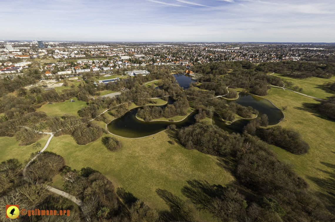 15.02.2024 - der Ostpark mit Umgebung in Neuperlach