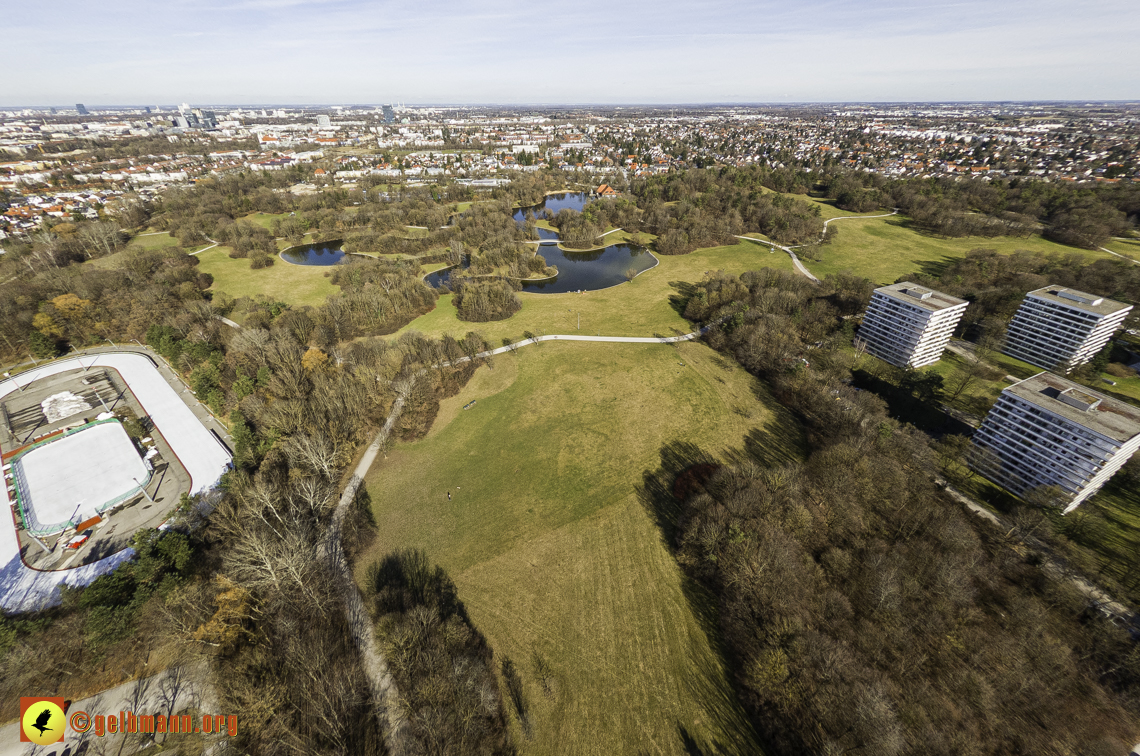 15.02.2024 - der Ostpark mit Umgebung in Neuperlach