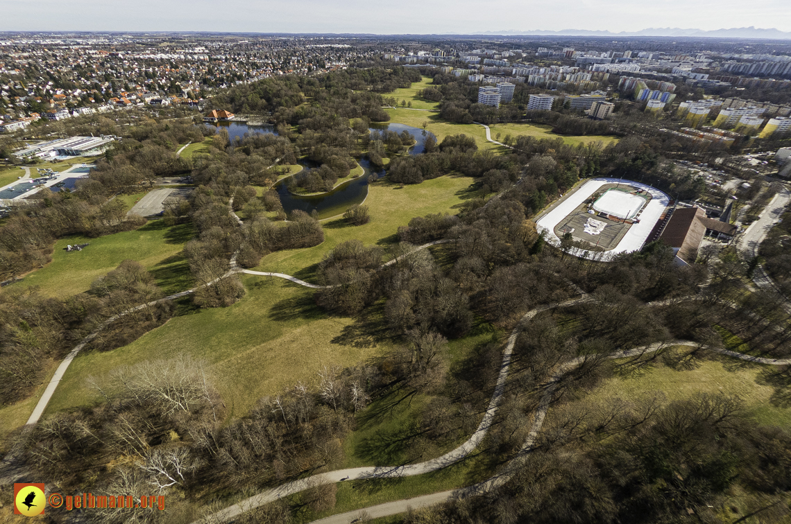 15.02.2024 - der Ostpark mit Umgebung in Neuperlach