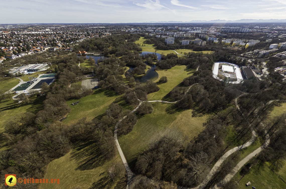 15.02.2024 - der Ostpark mit Umgebung in Neuperlach