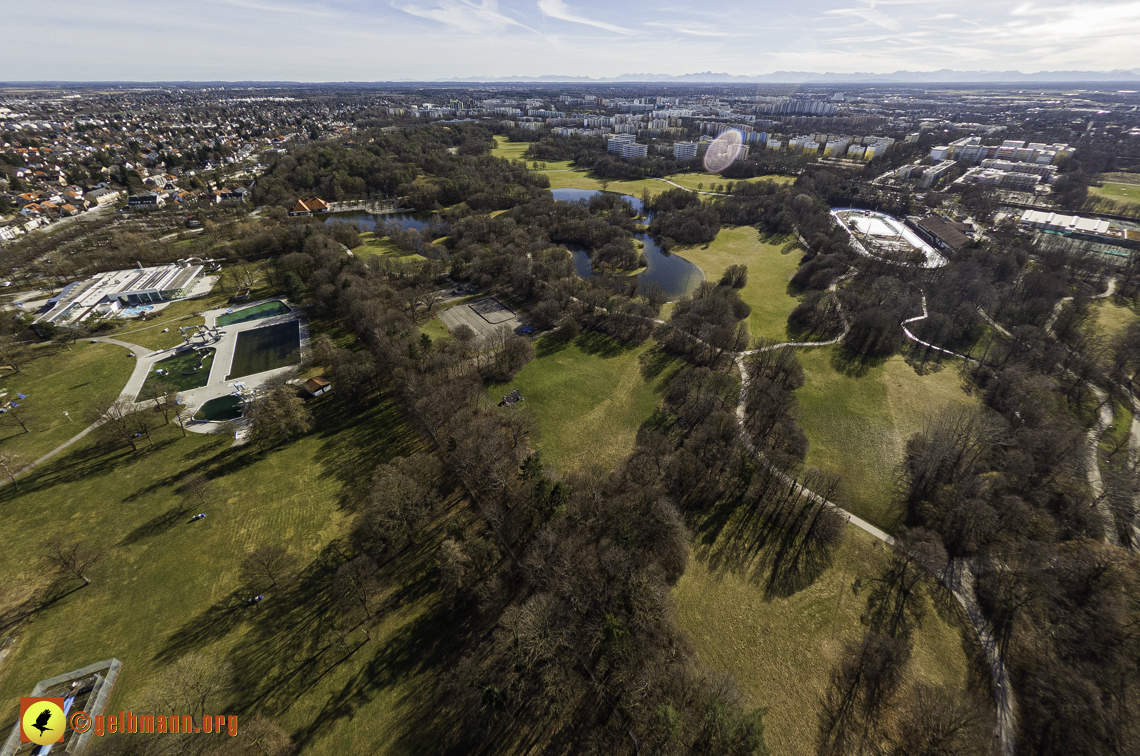 15.02.2024 - der Ostpark mit Umgebung in Neuperlach