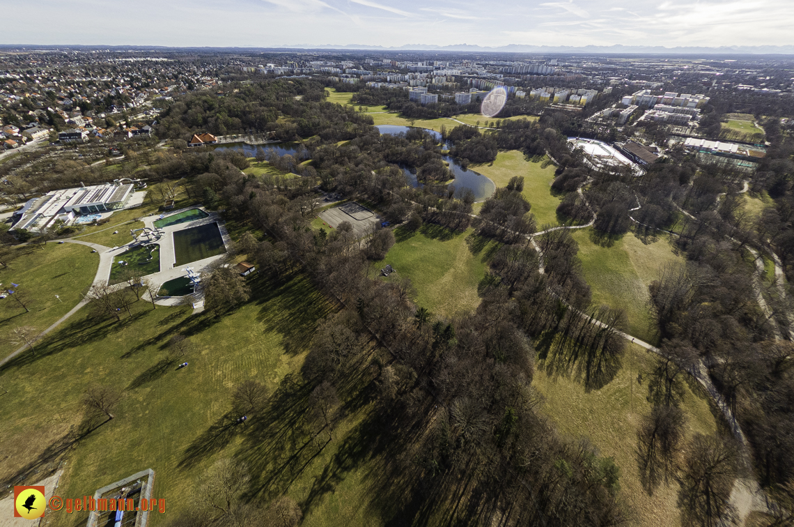 15.02.2024 - der Ostpark mit Umgebung in Neuperlach