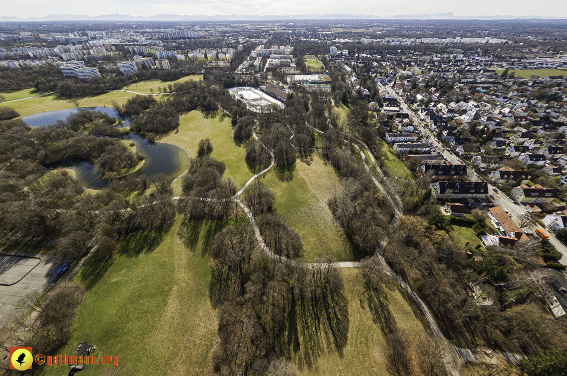 15.02.2024 - der Ostpark mit Umgebung in Neuperlach