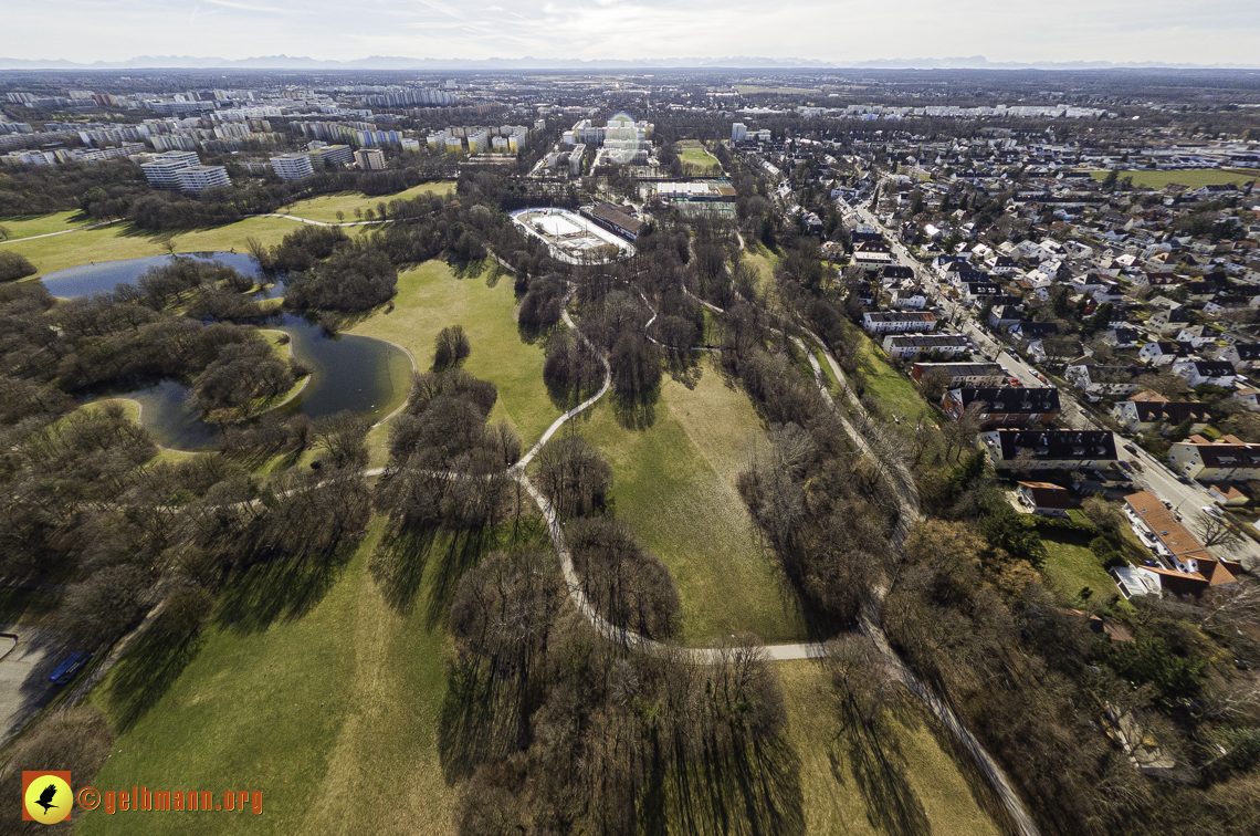 15.02.2024 - der Ostpark mit Umgebung in Neuperlach