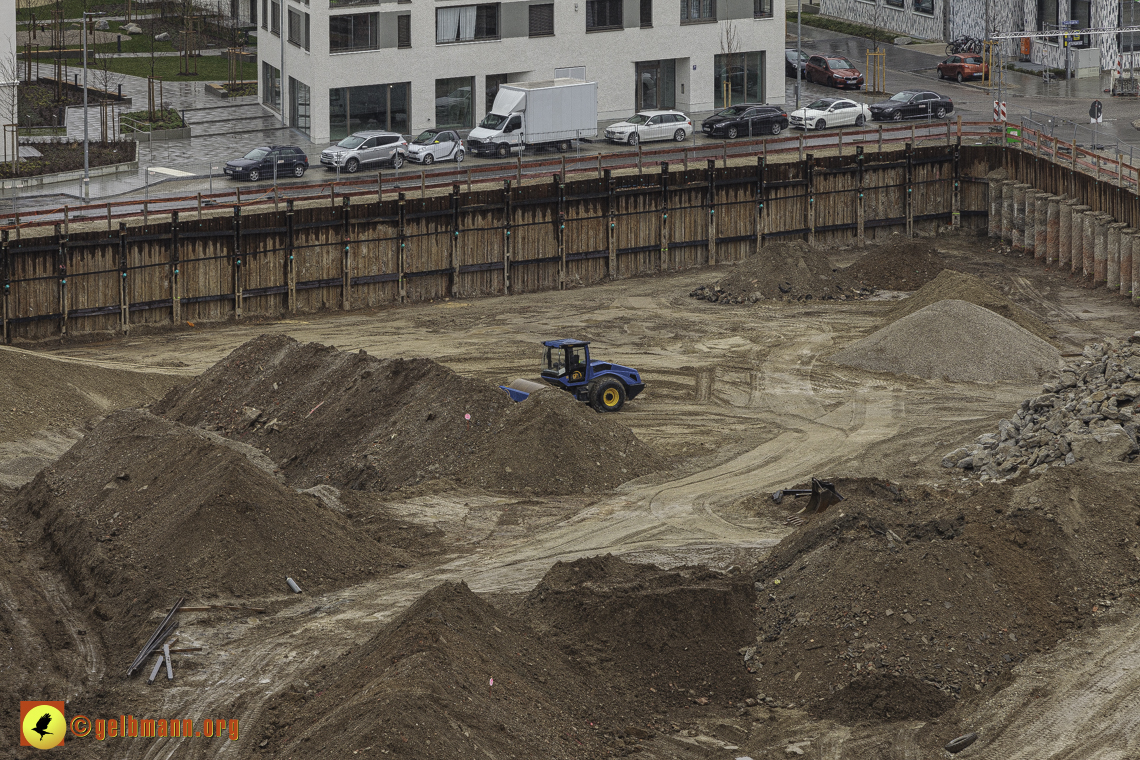 22.02.2024 - Baustelle Alexisquartier und Pandion Verde in Neuperlach