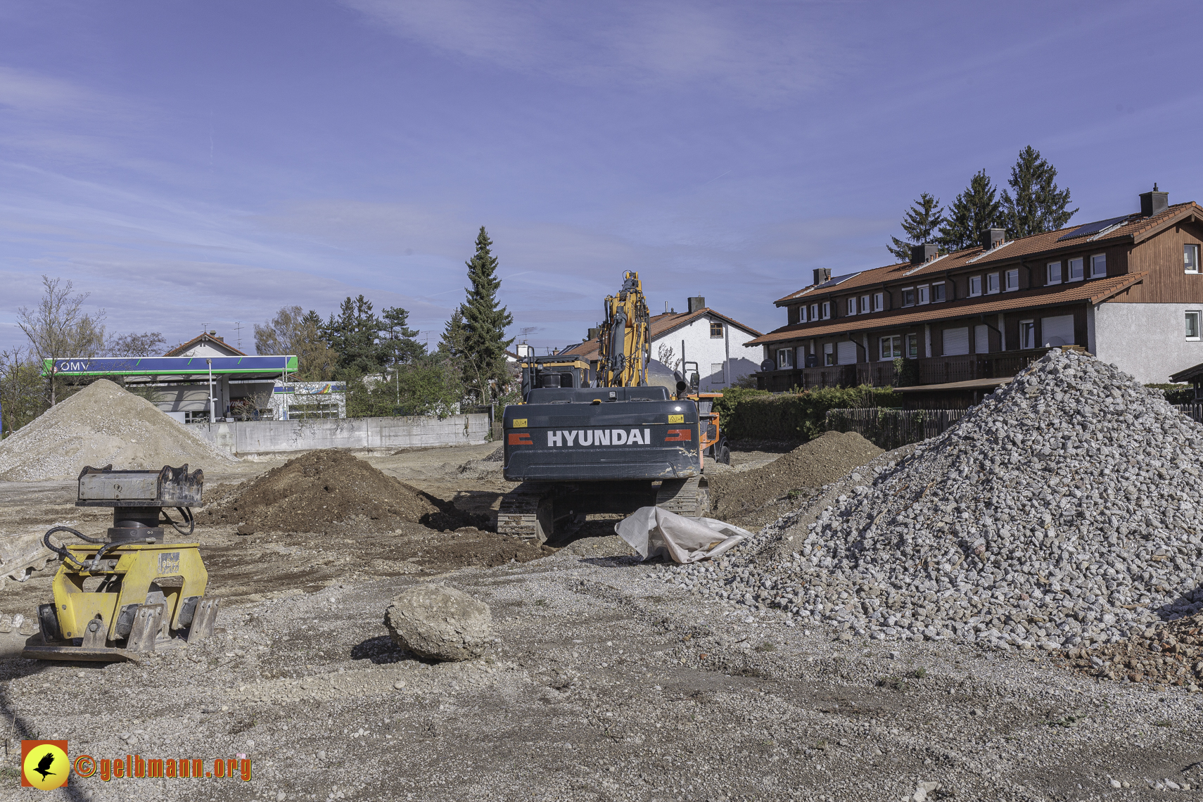 04.04.2024 - Bilder der Baustelle MONACO an der Heinrich-Wieland/Ecke Corinthstrasse in Neuperlach