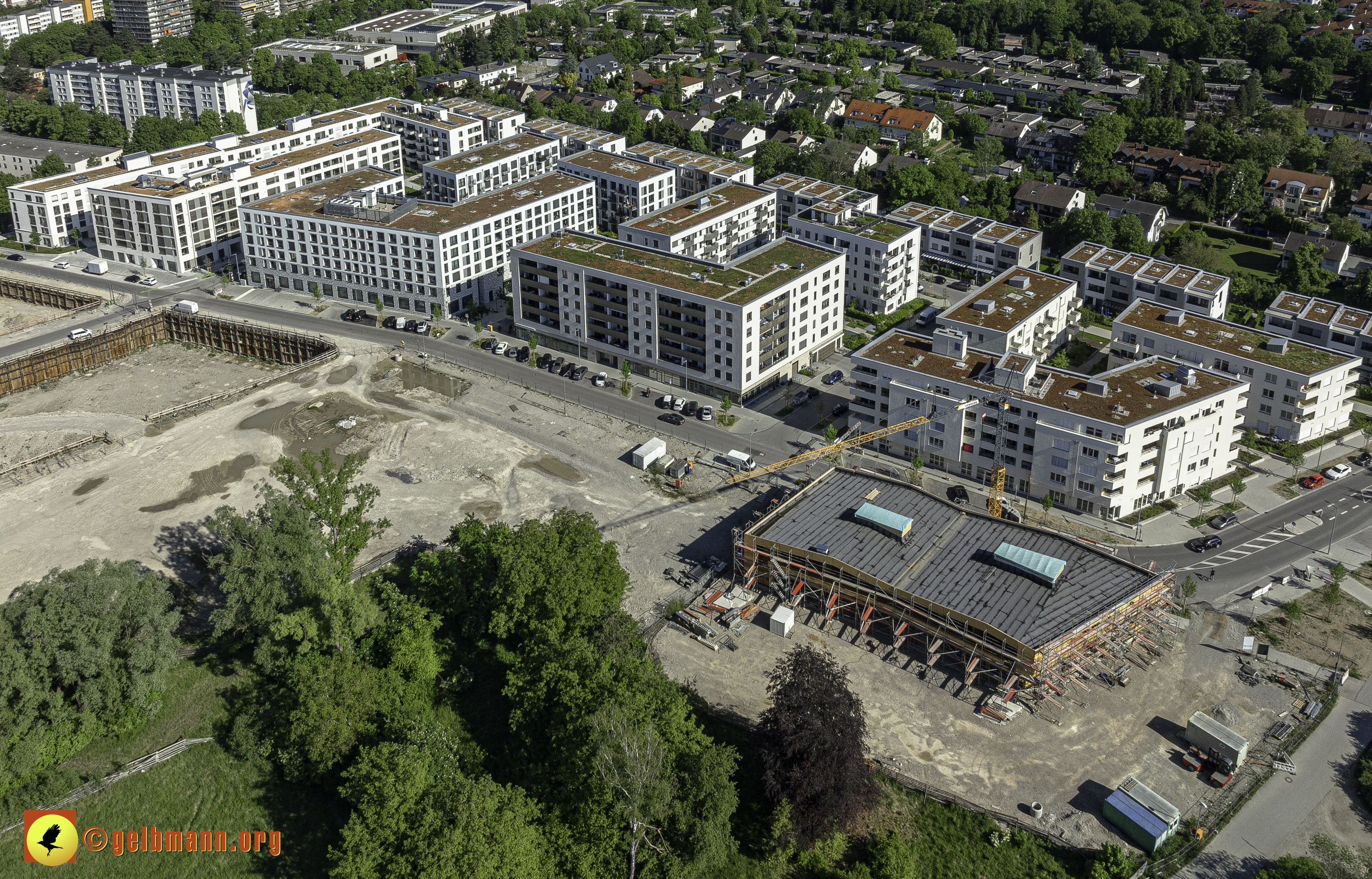 22.02.2024 - Baustelle Alexisquartier in Neuperlach