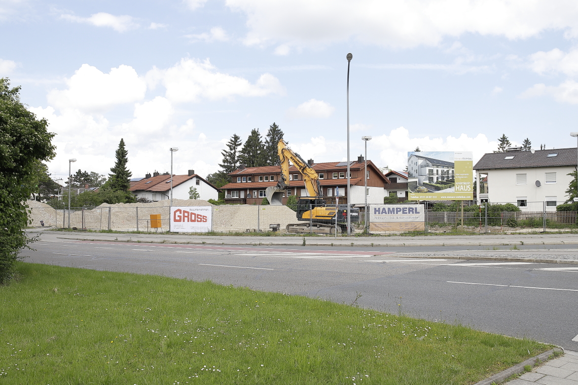 23.05.2024 - Bilder der Baustelle MONACO an der Heinrich-Wieland/Ecke Corinthstrasse in Neuperlach