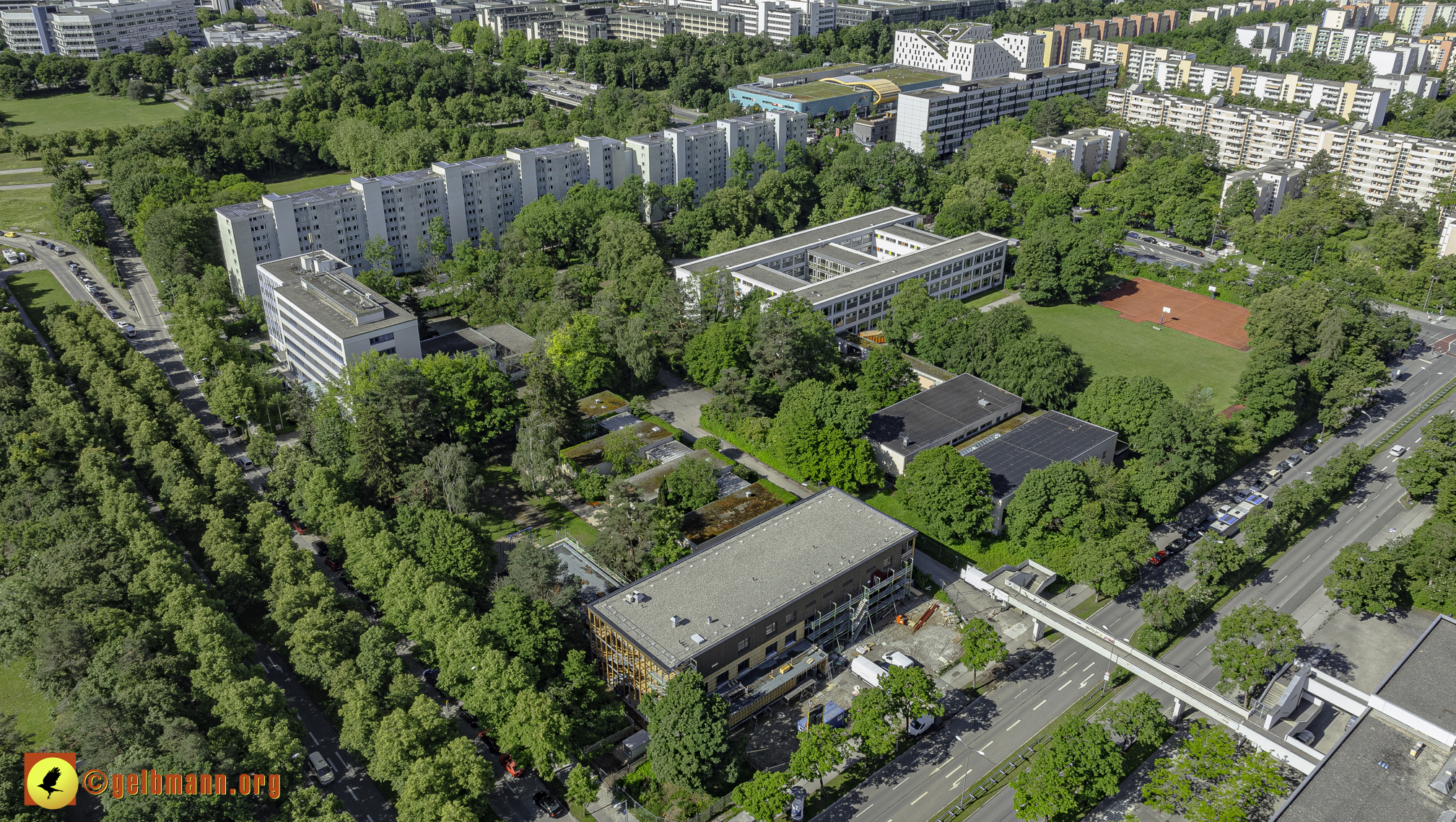 30.05.2024 - Luftbilder vom Haus für Kinder in Neuperlach