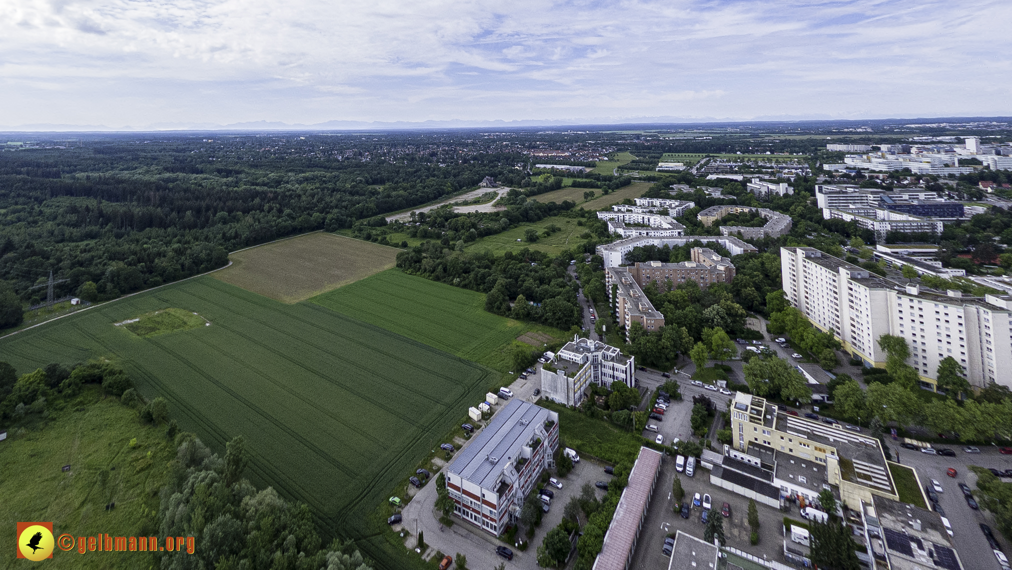 06.06.2024 - Luftbilder der Baustelle Alexisquartier und Pandion Verde in Neuperlach