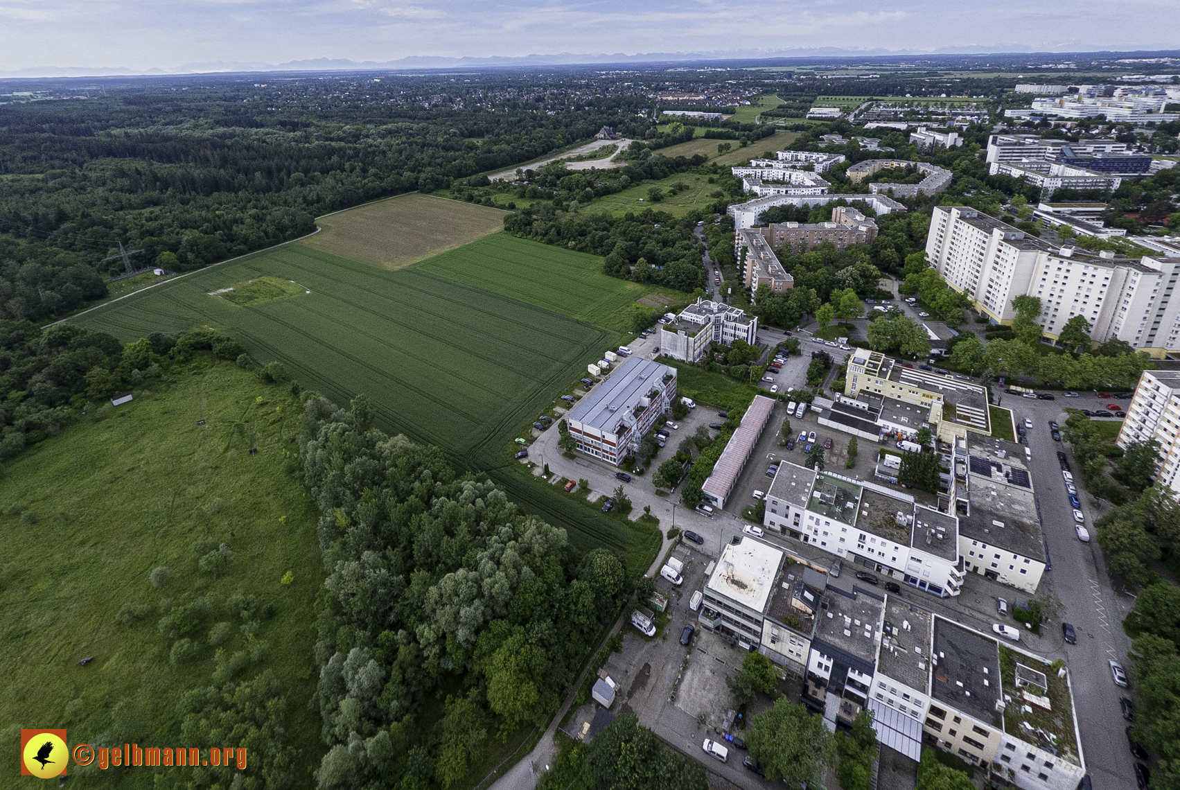 06.06.2024 - Luftbilder der Baustelle Alexisquartier und Pandion Verde in Neuperlach
