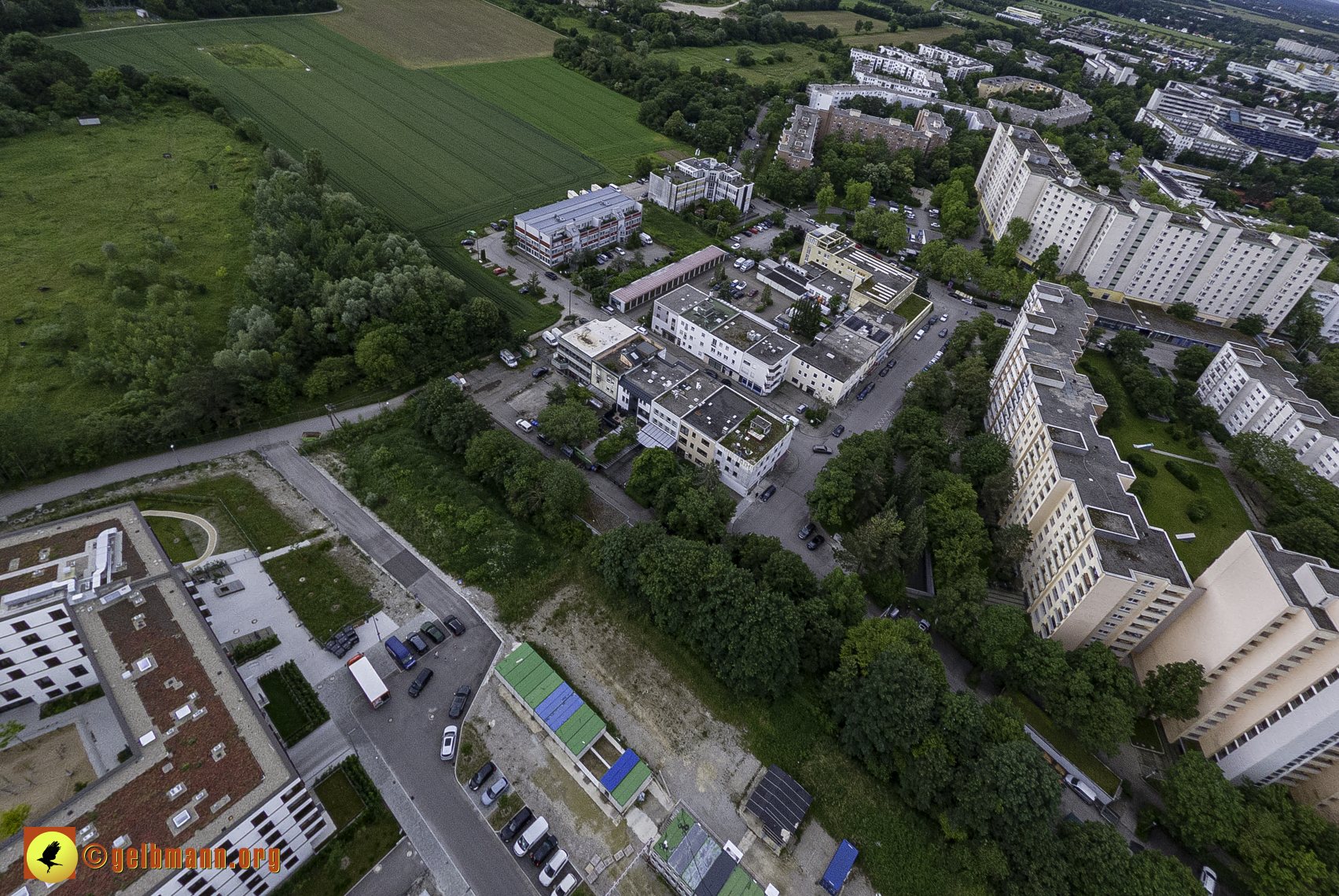 06.06.2024 - Luftbilder der Baustelle Alexisquartier und Pandion Verde in Neuperlach