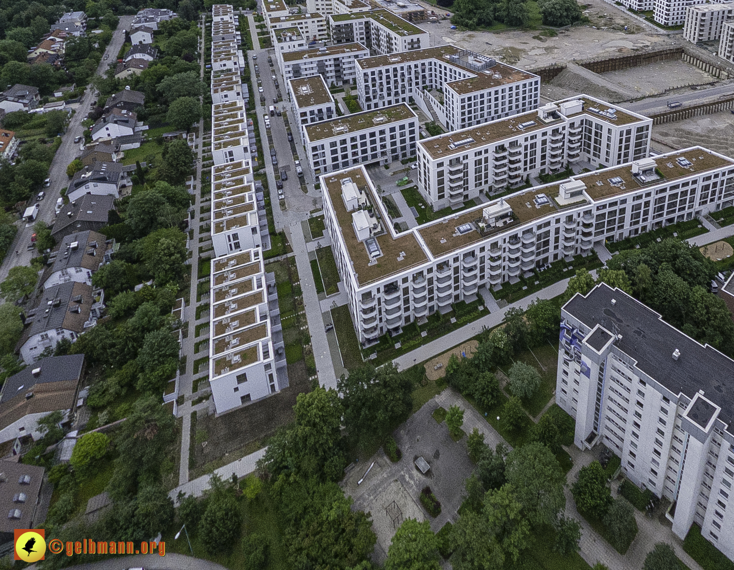 06.06.2024 - Luftbilder der Baustelle Alexisquartier und Pandion Verde in Neuperlach