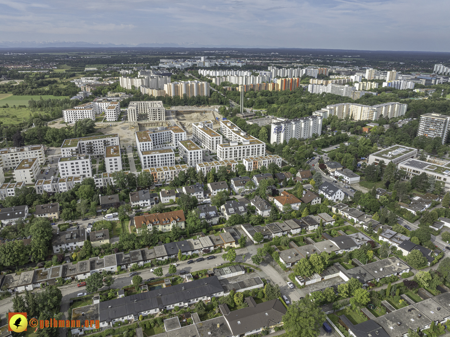 06.06.2024 - Baustelle Alexisquartier und PAndion Verde in Neuperlach