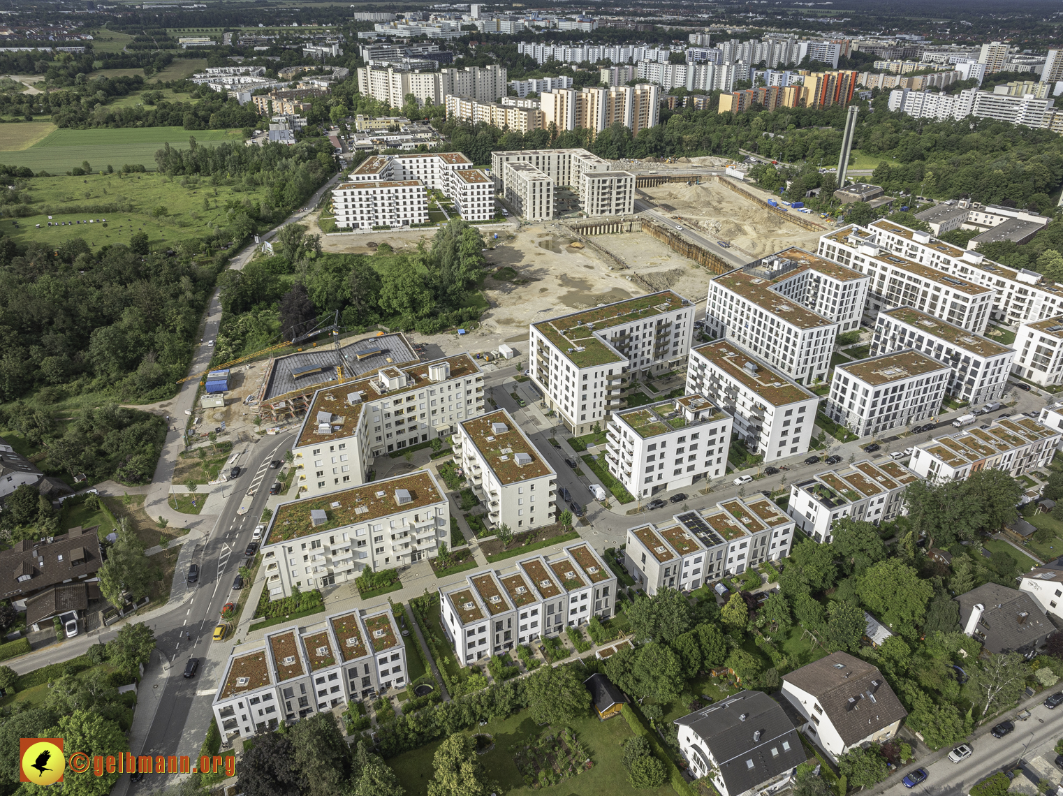 06.06.2024 - Baustelle Alexisquartier und PAndion Verde in Neuperlach